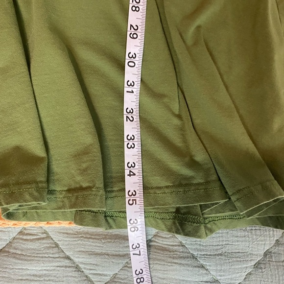 Msbasic Army Green Aline Faux Wrap Mini Dress - Picture 6 of 7